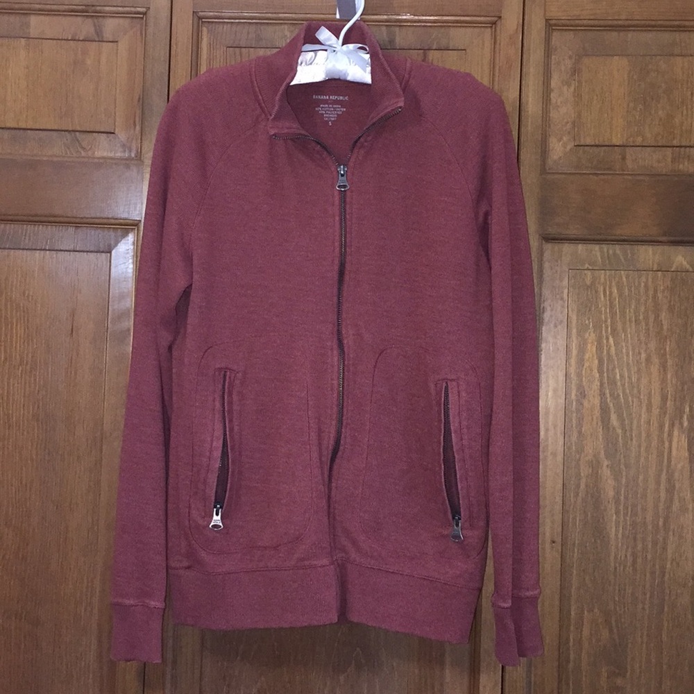 Men’s Banana Republic Size S Zip Up Sweater